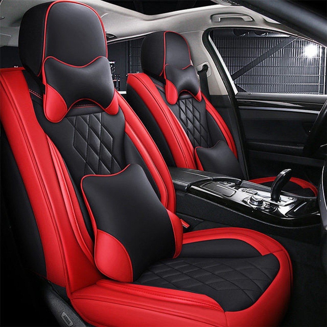 Red and black Tmax Leather cover