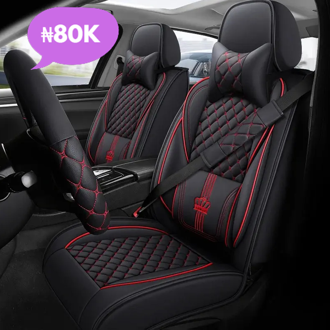 Full coverage leather seat cover